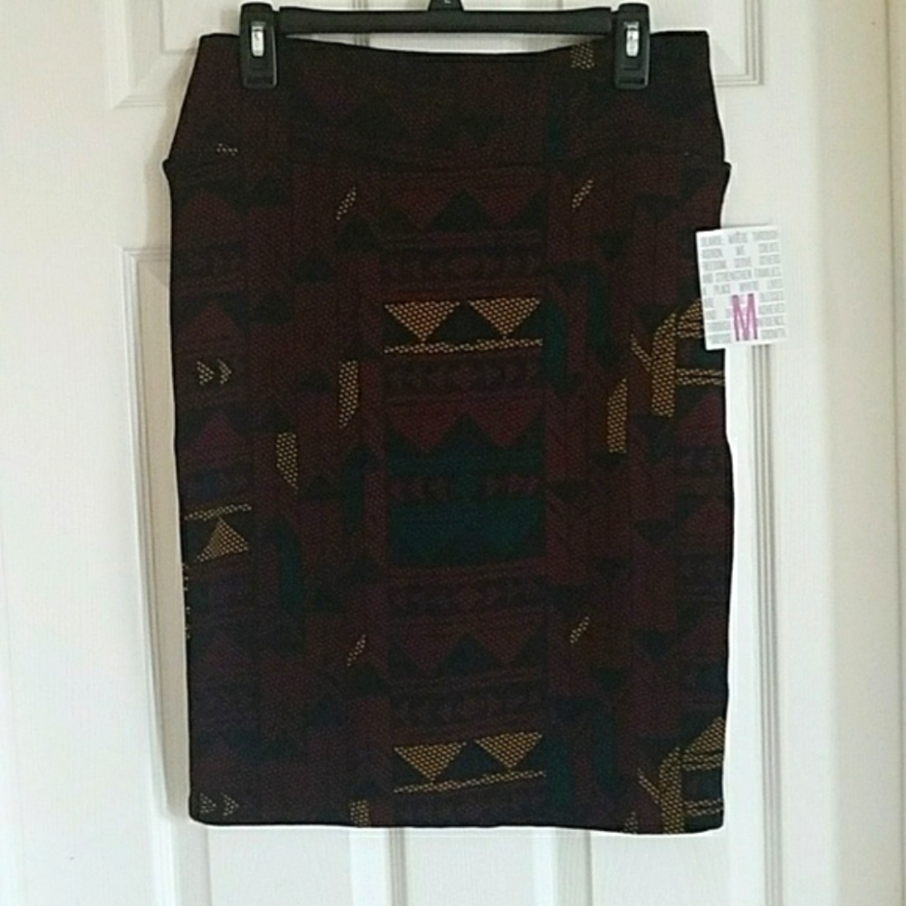Lularoe geometric cassie skirt NWT